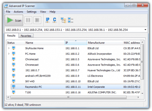 ip advance scanner