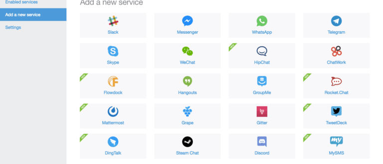 Franz - Σύνδεση Facebook Messenger, WhatsApp και Telegram σε μια συνομιλία