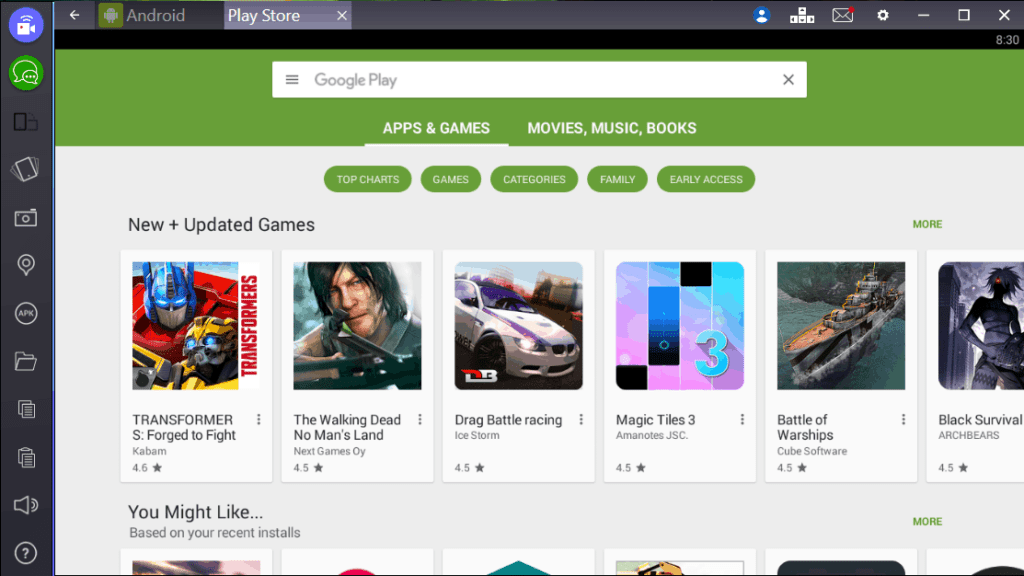 BlueStacks - Εγκατάσταση Android εφαρμογών στα Windows