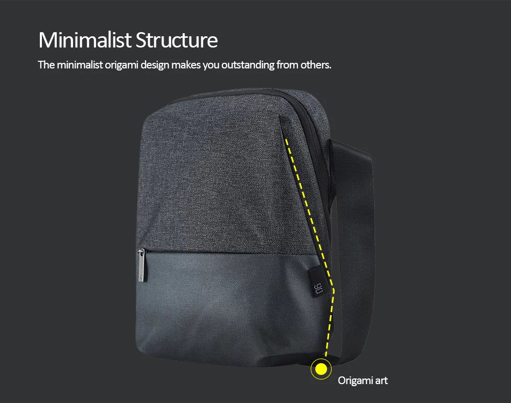 90fen Minimalist Water-resistant Shoulder Bag