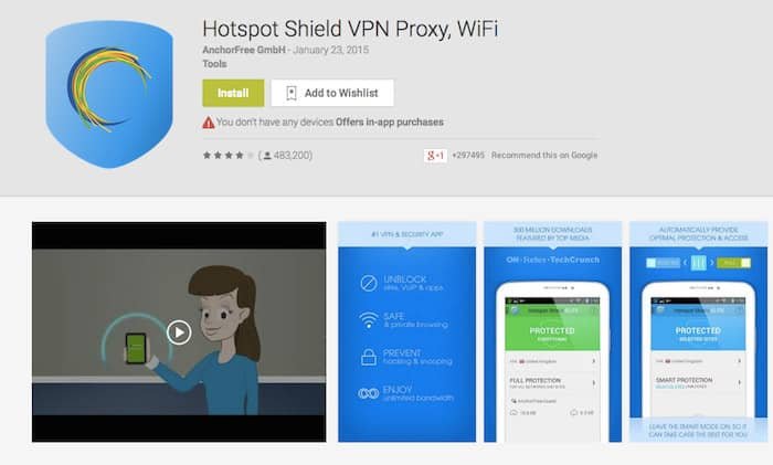 Hotspot Shield VPN Proxy