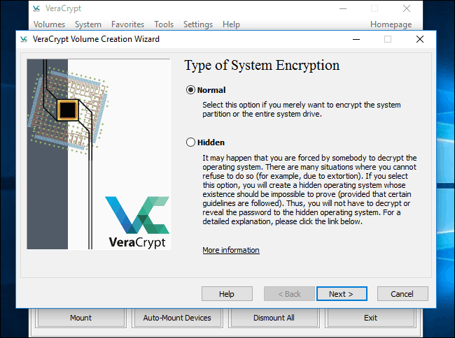 Κρυπτογράφηση του σκληρού δίσκου στα Windows με το VeraCrypt