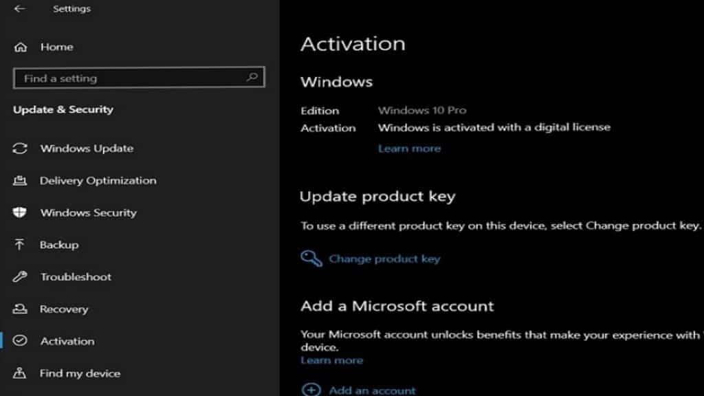 μεταφορά άδειας χρήσης των Windows 10