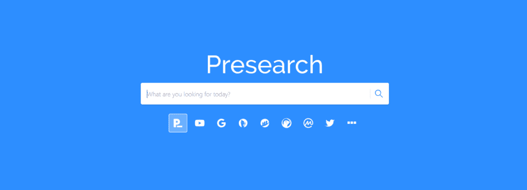 Μηχανή αναζήτησης Presearch Το search engine που σέβεται τους χρήστες