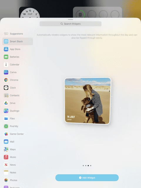 Πώς να προσθέσεις widgets στο iPad και να τα βάλεις σε Smart Stack