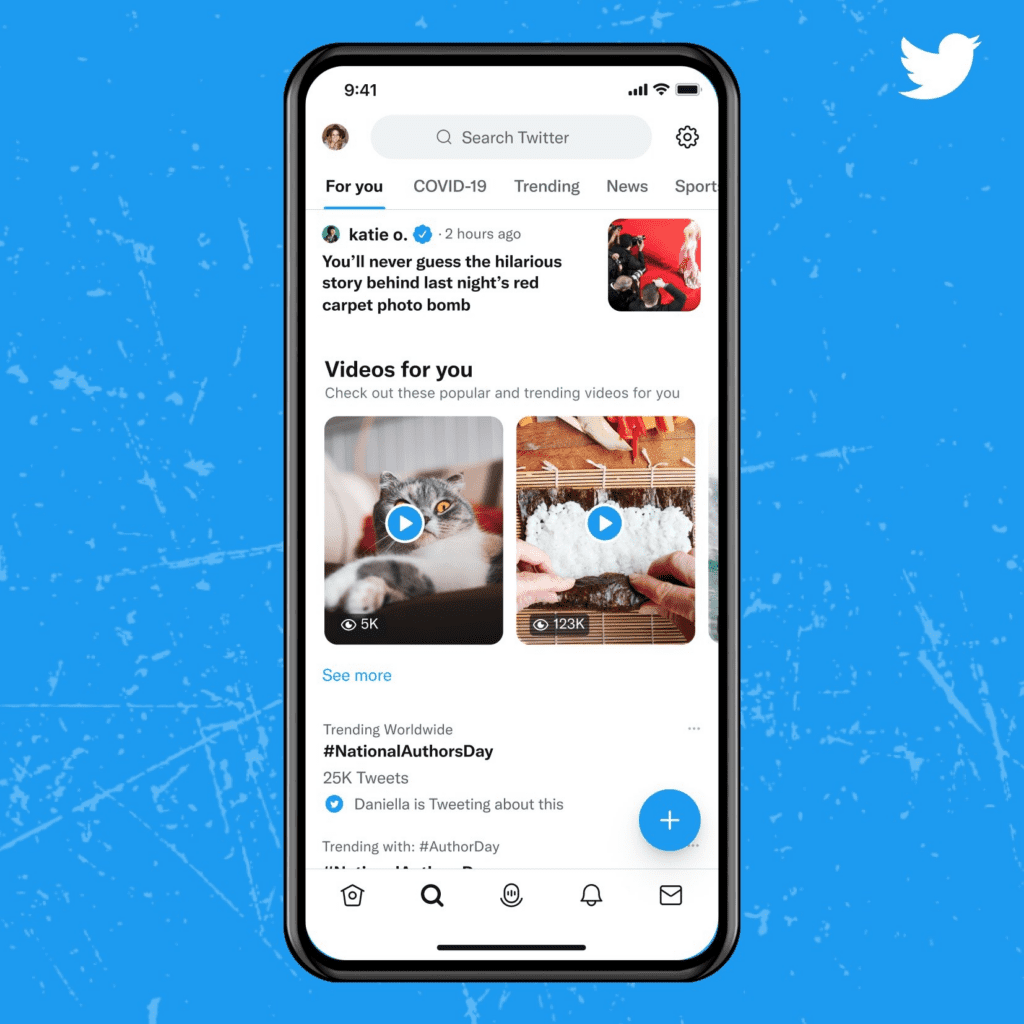 Στα χνάρια του Tiktok και το Twitter με τα βίντεο σε πλήρη οθόνη
