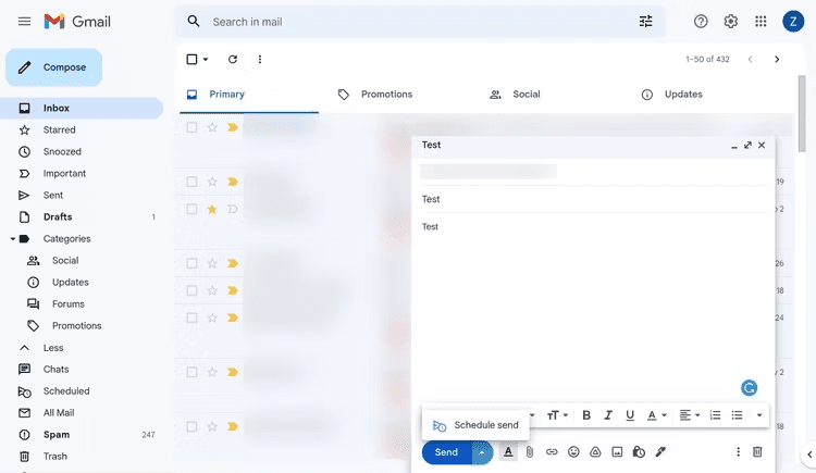 How to Προγραμματισμός αποστολής email στο Gmail