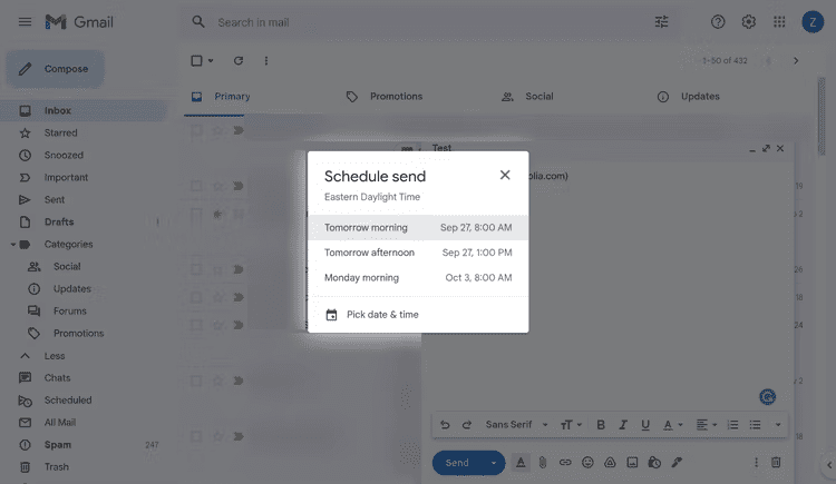 How to Προγραμματισμός αποστολής email στο Gmail