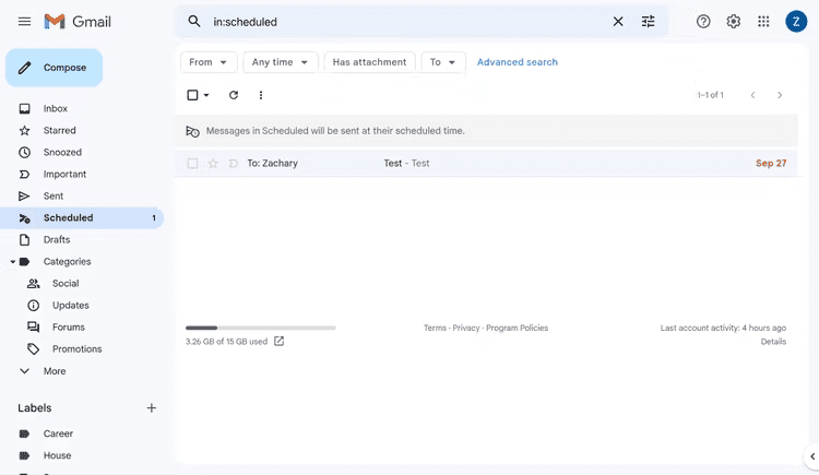 How to Προγραμματισμός αποστολής email στο Gmail