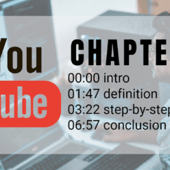 Πώς να βάλεις chapters – κεφάλαια στα Youtube βίντεο σου